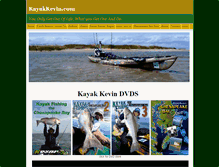 Tablet Screenshot of kayakkevin.com